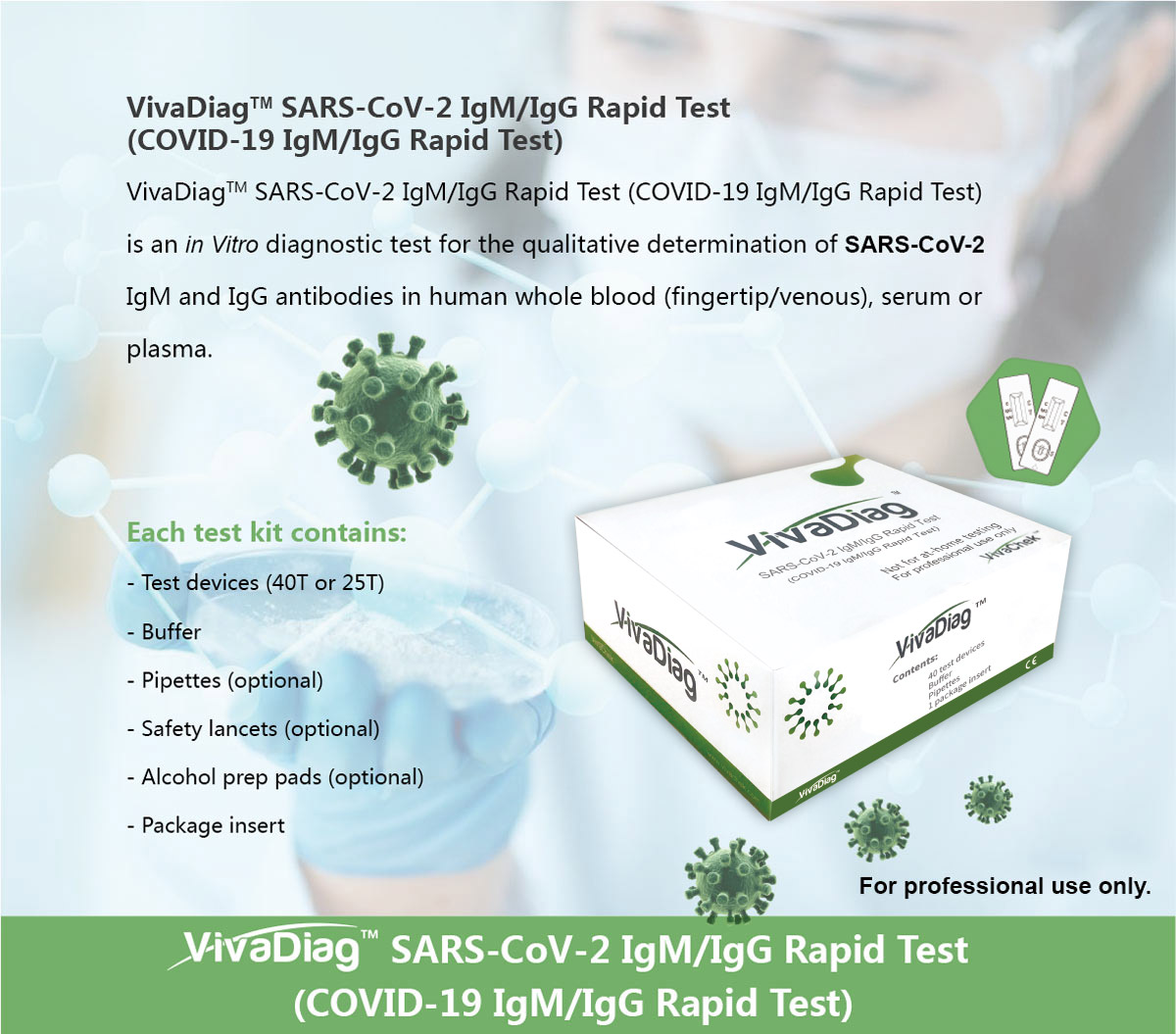 Vivadiag Covid 19 Igm Igg Rapid Test Vivachek Biotech